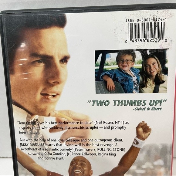 Jerry MaGuire DVD Romcom 90s Deluxe Wide Screen Romantic Comedy Tom Cruise - Picture 5 of 10